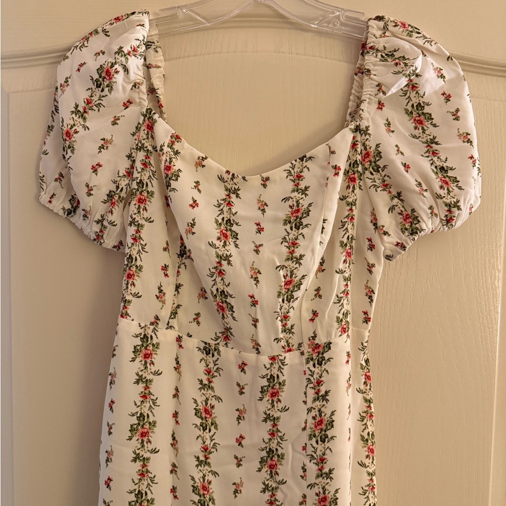 Moonsea Cream Puff Sleeve Sundress - Picture 7 of 11